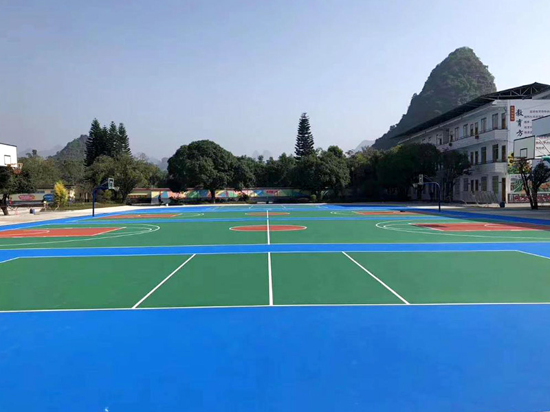 硅PU球场材料